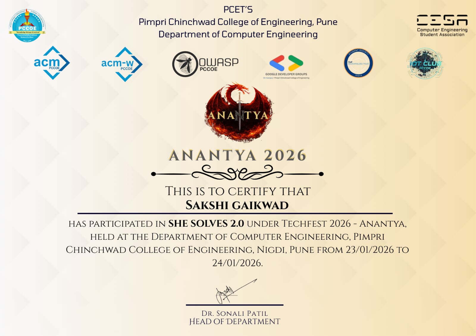 Certificate 2